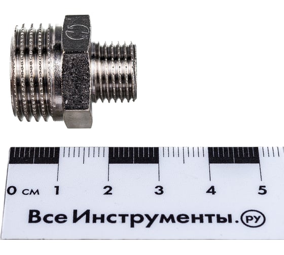 Переходной никелированный ниппель STOUT НН 1/2X1/4 SFT-0004-001214 RG008Q0OCNLVDC