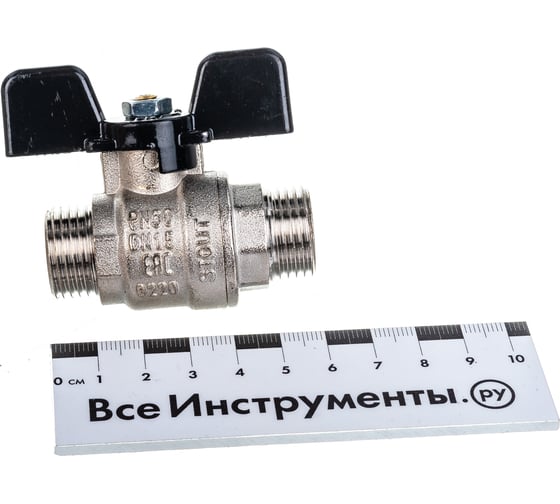 Шаровой полнопроходной кран STOUT НН 1/2 SVB-0006-000015 RG008Q0M4ALB7B