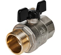 Шаровой полнопроходной кран STOUT 1 1/4" ВР/НР ручка бабочка SVB-0004-200032 RG00938T5RJN9R