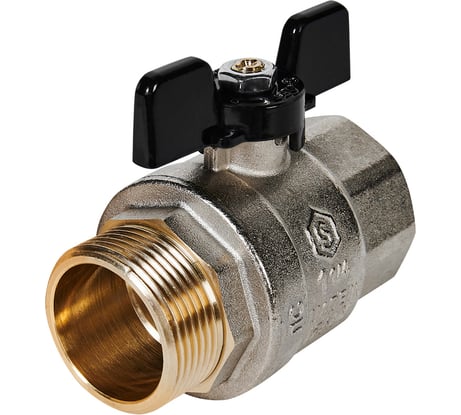 Шаровой полнопроходной кран STOUT ВН 1 1/4 SVB-0004-000032 RG008Q0LA6LRBK
