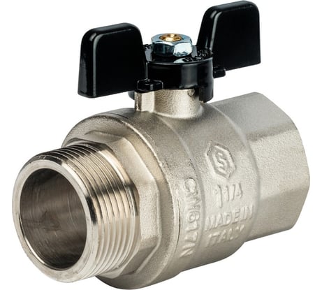 Шаровой полнопроходной кран STOUT ВН 1 1/4 SVB-0004-000032 RG008Q0LA6LRBK