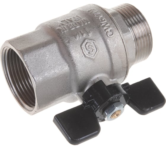 Шаровой полнопроходной кран STOUT ВН 1 1/4 SVB-0004-000032 RG008Q0LA6LRBK