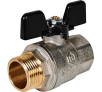 Кран шаровой полнопроходной STOUT ВР/НР ручка-бабочка 3/4" SVB-0004-200020 RG00938T5RJ3PO