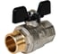 Кран шаровой полнопроходной STOUT ВР/НР ручка-бабочка 3/4" SVB-0004-200020 RG00938T5RJ3PO 1