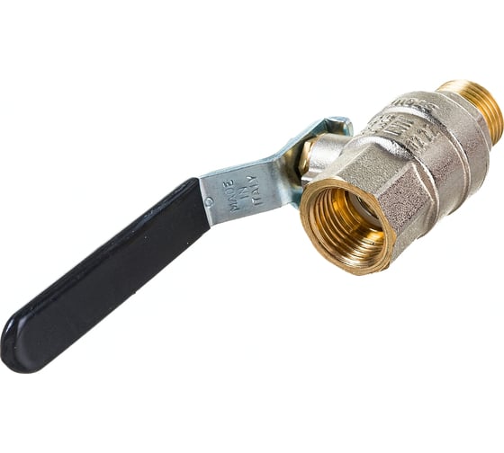 Манометр аксиальный полнопроходной STOUT 1/2 ВР/НР ручка рычаг SVB-0003-200015 RG00938T5RFS19