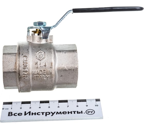 Шаровой полнопроходной кран STOUT ВВ 1 1/4 SVB-0001-000032 RG008Q0H0FPTPD