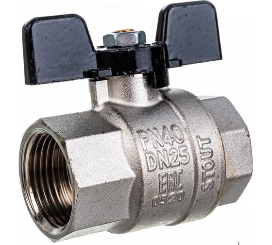 Шаровой полнопроходной кран STOUT ВВ 1 SVB-0002-000025 RG008Q0LA6CMQU
