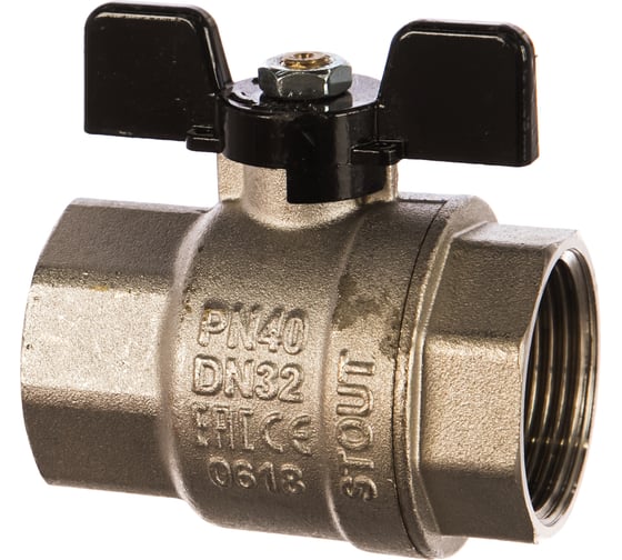 Шаровой полнопроходной кран STOUT ВВ 1 1/4 SVB-0002-000032 RG008Q0LA6HFB7 1