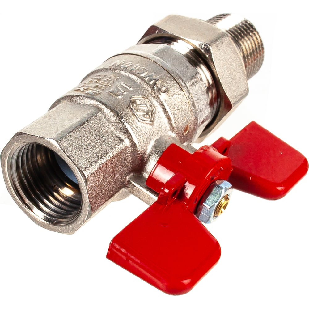 Шаровой полнопроходной кран с американкой STOUT ВР/НР 1/2" SVB-1007 ...