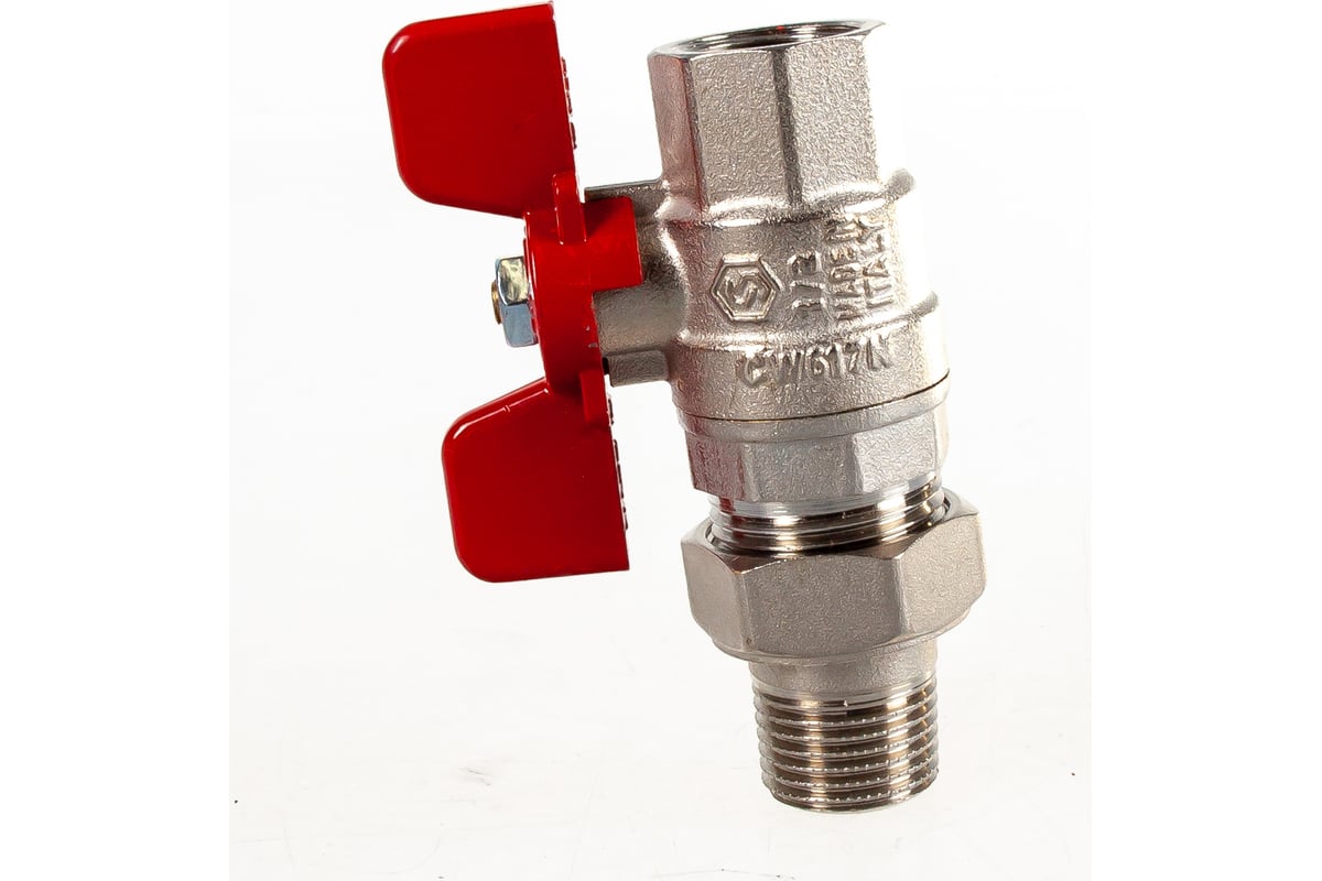 Шаровой полнопроходной кран с американкой STOUT ВР/НР 1/2" SVB-1007 ...