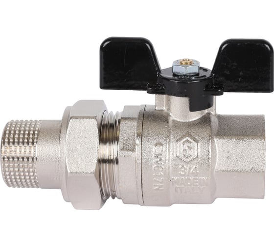 Шаровой полнопроходной кран с американкой STOUT ВН 3/4 SVB-0007-000020 RG008Q0BRAL04D
