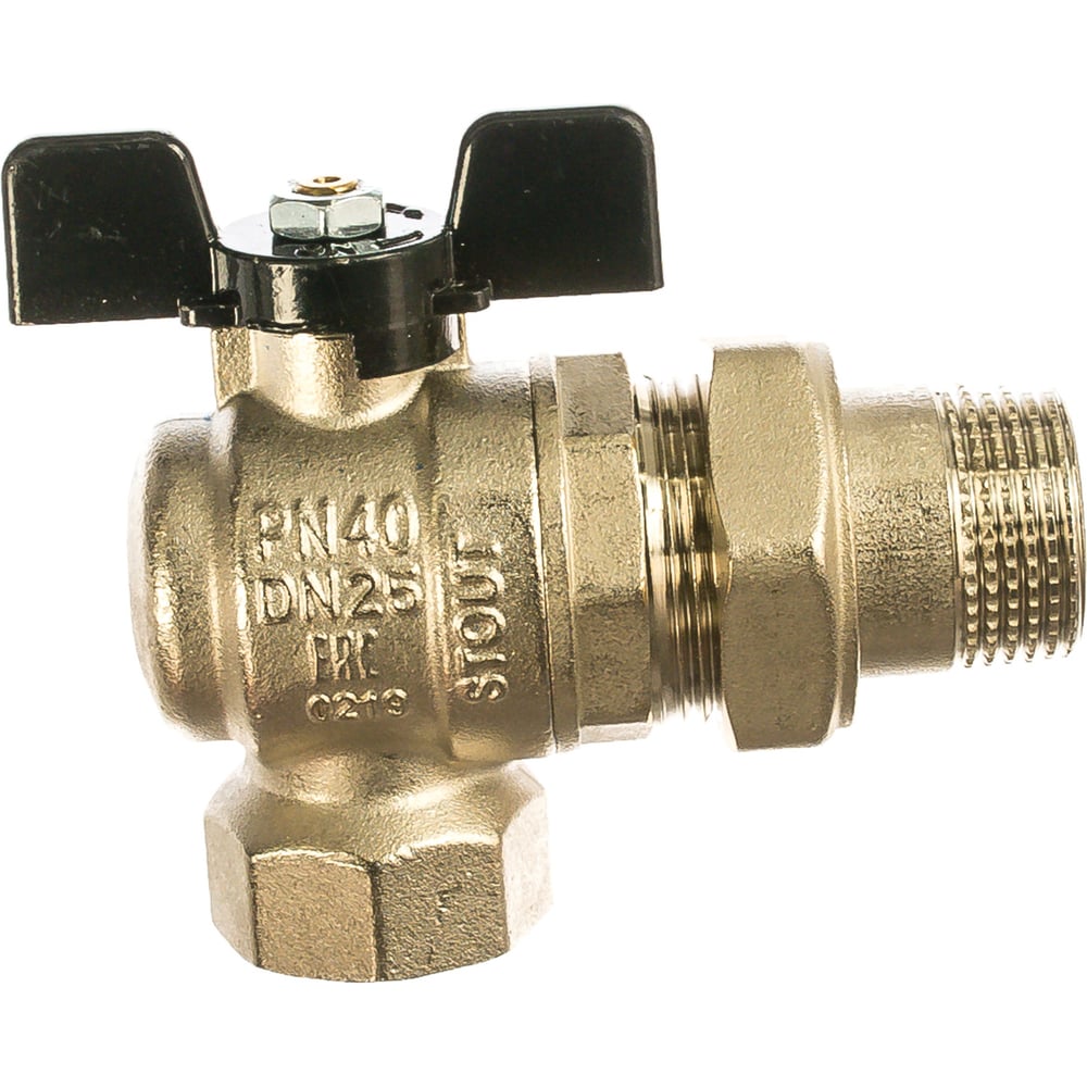 Шаровой угловой кран с американкой STOUT ВН 1 SVB-0008-000025 ...
