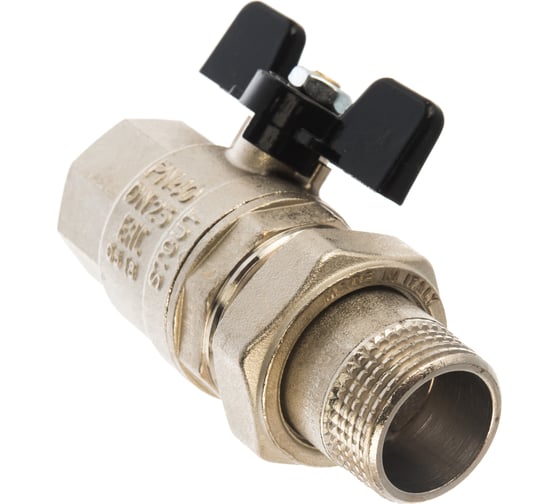 Шаровой полнопроходной кран с американкой STOUT ВН 1 SVB-0007-000025 RG008Q0FBG9M1V
