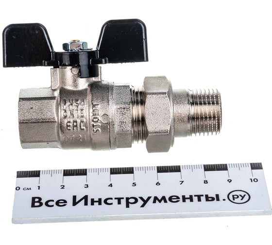 Шаровой полнопроходной кран с американкой STOUT ВН 1/2 SVB-0007-000015 RG008Q0F4S6BT7