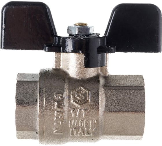 Шаровой полнопроходной кран STOUT ВВ 1/2 SVB-0002-000015 RG008Q0F4RR04N