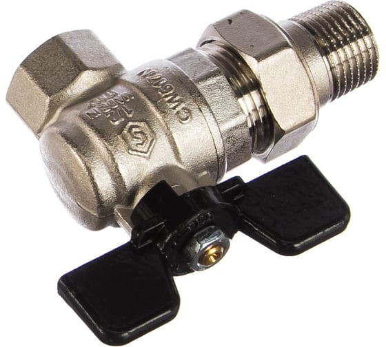 Шаровой угловой кран с американкой STOUT ВН 1/2 SVB-0008-000015 RG008Q0LA6RG41