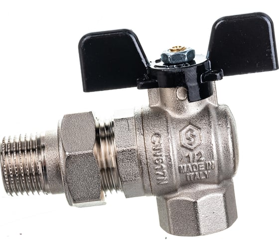 Шаровой угловой кран с американкой STOUT ВН 1/2 SVB-0008-000015 RG008Q0LA6RG41