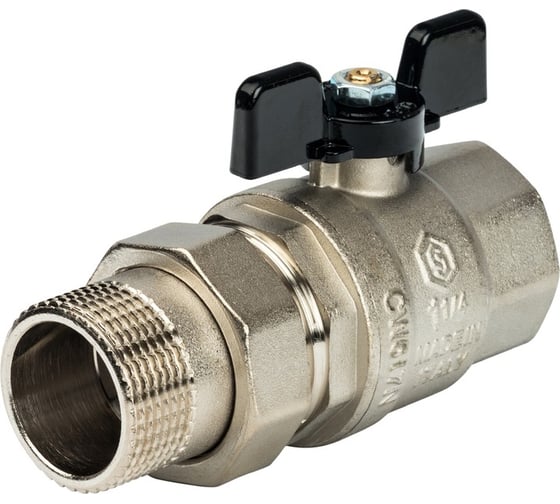 Шаровой полнопроходной кран с американкой STOUT ВН 1 1/4 SVB-0007-000032 RG008Q0M497039