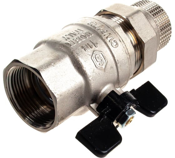 Шаровой полнопроходной кран с американкой STOUT ВН 1 1/4 SVB-0007-000032 RG008Q0M497039