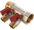 Коллектор с шаровыми кранами STOUT 1, 2 отвода 1/2 SMB 6200 011202 RG008S258GVE4N 3