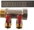 Коллектор с шаровыми кранами STOUT 1, 2 отвода 1/2 SMB 6200 011202 RG008S258GVE4N 5