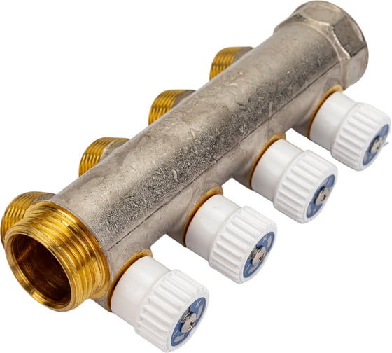 Распределительный коллектор STOUT 1, 4 отвода 3/4 ЕК SMB 6851 013404 RG008S37SABV2I