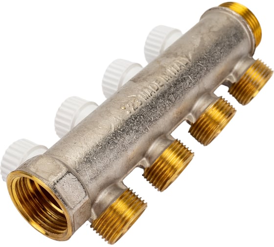 Распределительный коллектор STOUT 1, 4 отвода 3/4 ЕК SMB 6851 013404 RG008S37SABV2I