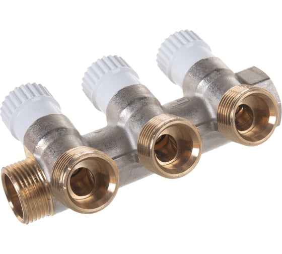 Распределительный коллектор STOUT 3/4, 3 отвода 3/4ЕК SMB 6851 343403 RG008S37ROJ098
