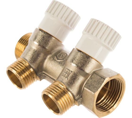 Распределительный коллектор STOUT 3/4, 2 отвода 1/2 SMB 6851 341202 RG008SFVPBLRSJ