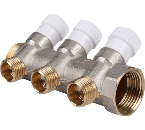 Распределительный коллектор STOUT 1, 3 отвода 1/2 SMB 6851 011203 RG008SFVPOQQJL