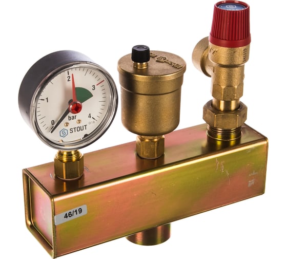 Группа безопасности котла до 50 кВт STOUT SVS-0004-015025 RG008Q0C1GS337