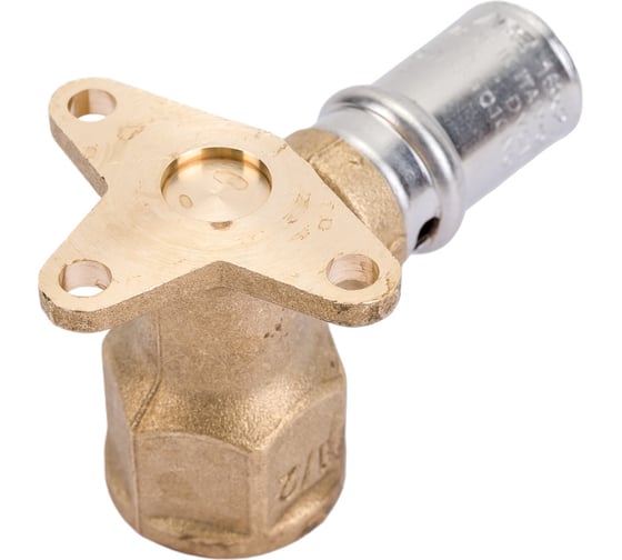 Короткий угольник с креплением STOUT 1/2х16 прессовой SFP-0018-001216 RG008S9C4NI3S2