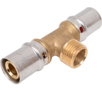 Тройник-переходник с наружной резьбой STOUT 20х1/2х20 прессовой SFP-0008-201220 RG008S9C24RVPM