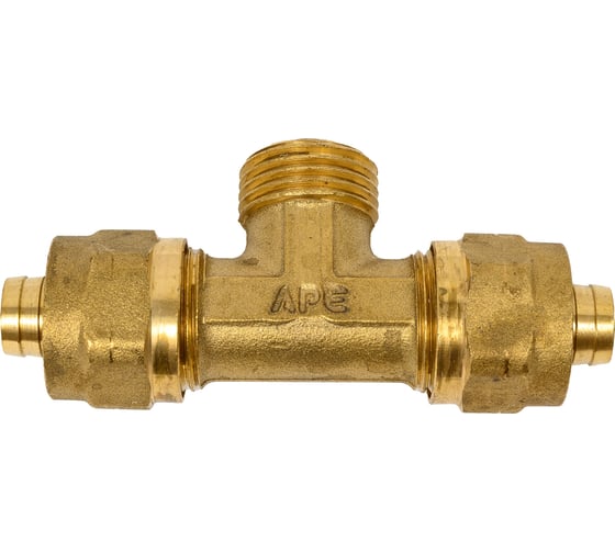 Тройник-переходник с наружной резьбой STOUT 1/2х16 винтовой SFS-0011-001216 RG008S9DJHPH0P 1