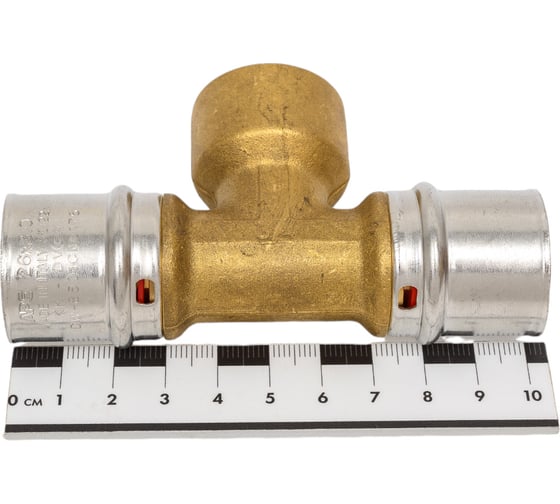 Тройник-переходник с внутренней резьбой STOUT 26х3/4х26 прессовой SFP-0007-003426 RG008S9C21NJTI