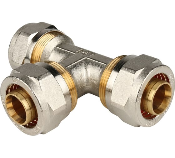 Равнопроходный тройник STOUT 26х26х26 винтовой SFS-0009-000026 RG008S9DJ9N2KH 1