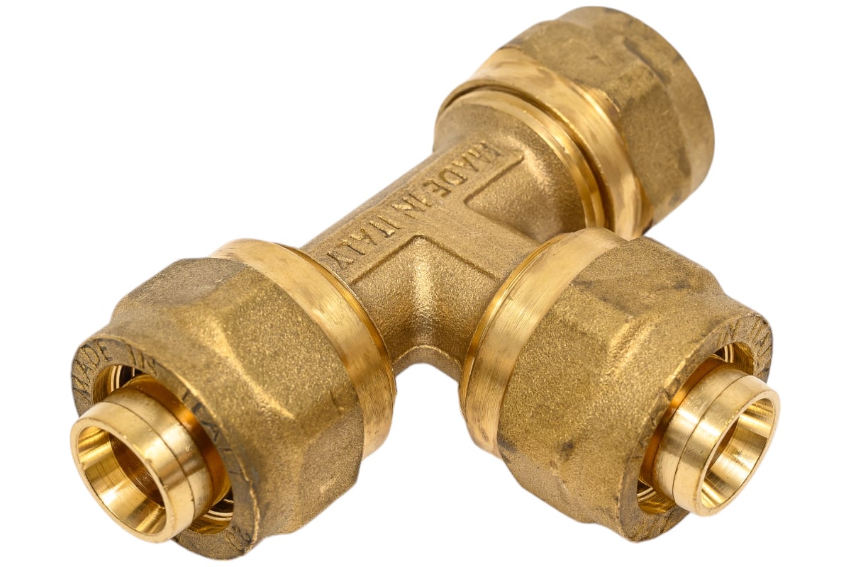 Равнопроходный тройник STOUT 20х20х20 винтовой SFS-0009-000020 ...