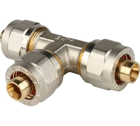 Равнопроходный тройник STOUT 16х16х16 винтовой SFS-0009-000016 RG008S9DJ8AL0U