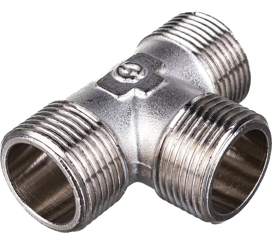 Никелированный тройник STOUT НН 3/4X3/4X3/4 SFT-0018-343434 RG008Q0QSTPKHA