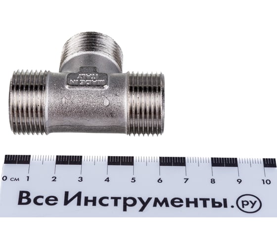 Никелированный тройник STOUT НН 3/4X3/4X3/4 SFT-0018-343434 RG008Q0QSTPKHA