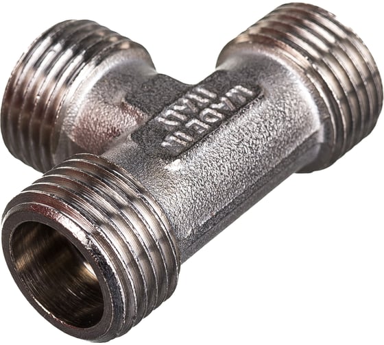 Никелированный тройник НН STOUT 1/2X1/2X1/2 SFT-0018-121212 RG008Q0QSTNI87