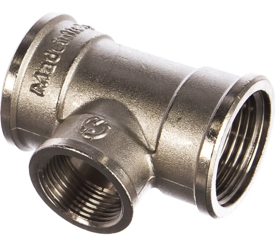 Переходной никелированный тройник STOUT ВВ 1X3/4X1 SFT-0022-001341 RG008Q0QTEMI5J 1