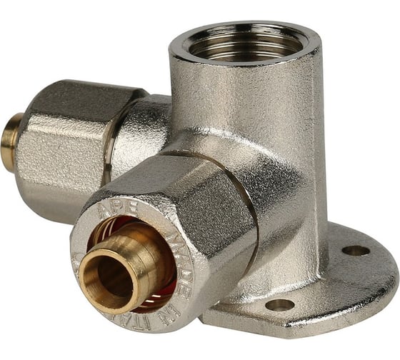 Тройник STOUT настенный с креплением 1/2х20 винтовой SFS-0014-001220 RG008S9DJR45KO 1