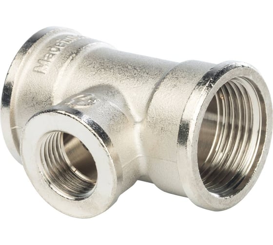 Переходной никелированный тройник STOUT ВВ 1X1/2X1 SFT-0022-001121 RG008Q0QTEKJSG