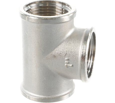 Никелированный тройник STOUT ВВ 1 SFT-0020-000001 RG008Q0QT02UFM