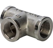 Никелированный тройник STOUT ВВ 3/8 SFT-0020-000038 RG008Q0QSVT5V8