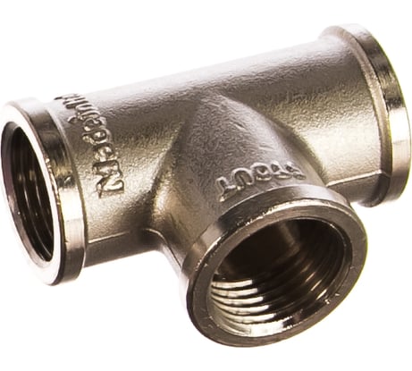 Никелированный тройник STOUT ВВ 1/2 SFT-0020-000012 RG008Q0QSVV57E