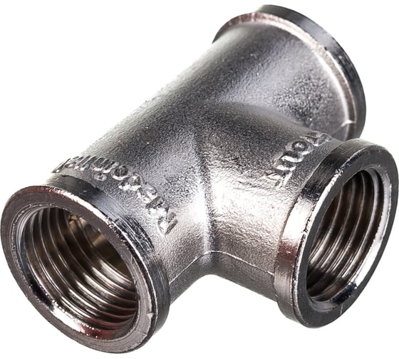 Никелированный тройник STOUT ВВ 1/2 SFT-0020-000012 RG008Q0QSVV57E