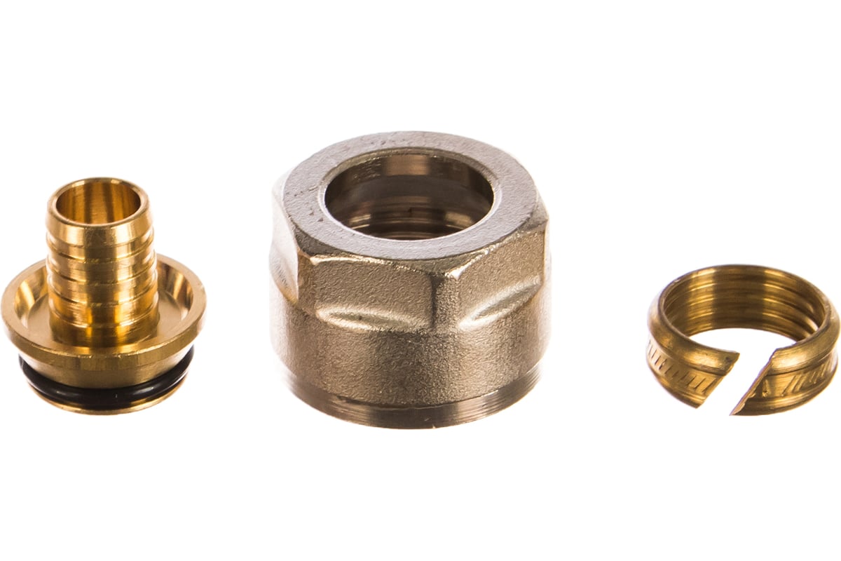 Компрессионный фитинг для труб PEX STOUT 16х2,2х3/4 SFC-0020-001622 ...