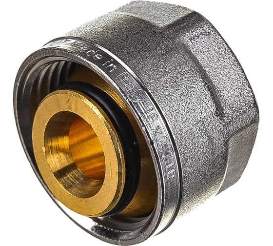 Компрессионный фитинг для труб PEX STOUT 16х2,2х3/4 SFC-0020-001622 RG008P29KA12AC